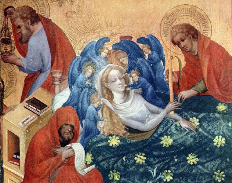 KONRAD von Soest The Death of Mary sg France oil painting art
